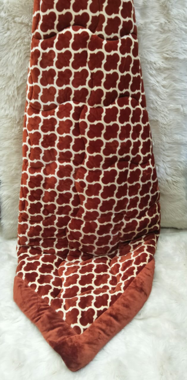 Aqua 350 Gsm Microfiber Filling Double Bed Winter's Quilt By Metropolis