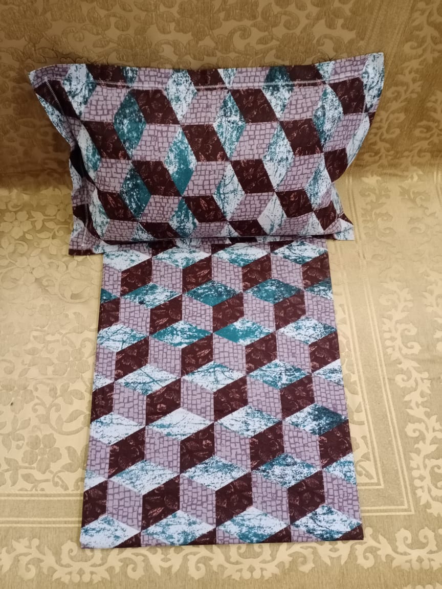 100% Cotton  Printed Double Bedsheet With 2 Pillow Cover  By Homiekart