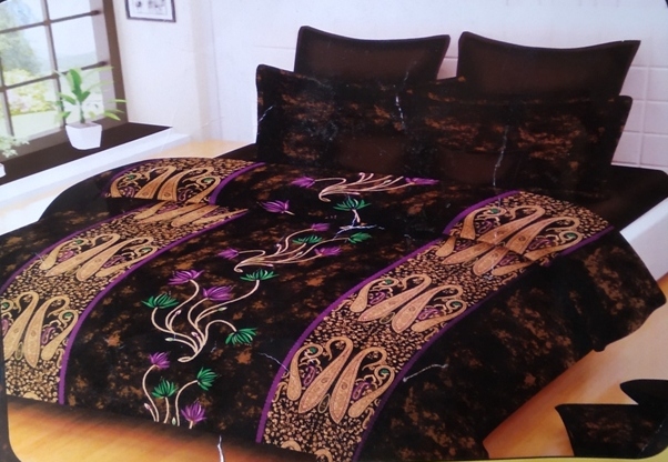 Banarsi Embroidery 100% Cotton Double Bedsheet Set by Homiekart