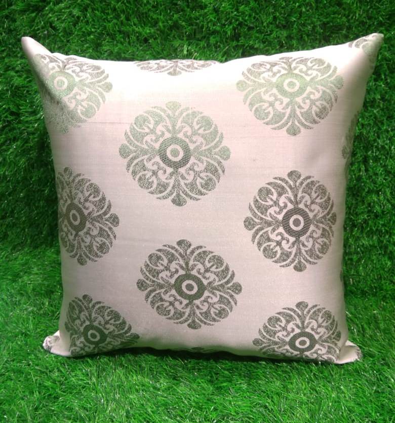 Jacquard Silk Cushion Cover Set by HOMIEKART.