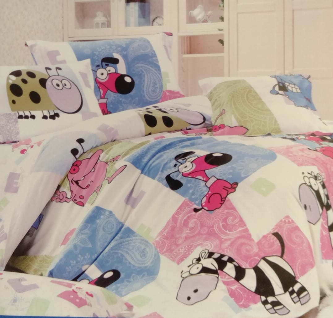 Fables Kids Nursery 1+1 Bed sheet set BY Wrap