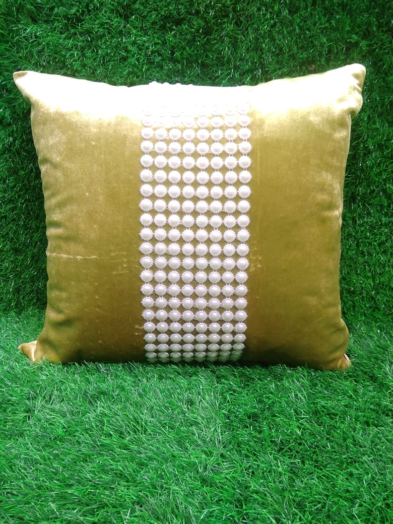 Lace Look Solid Cushion Covers by HOMIEKART.