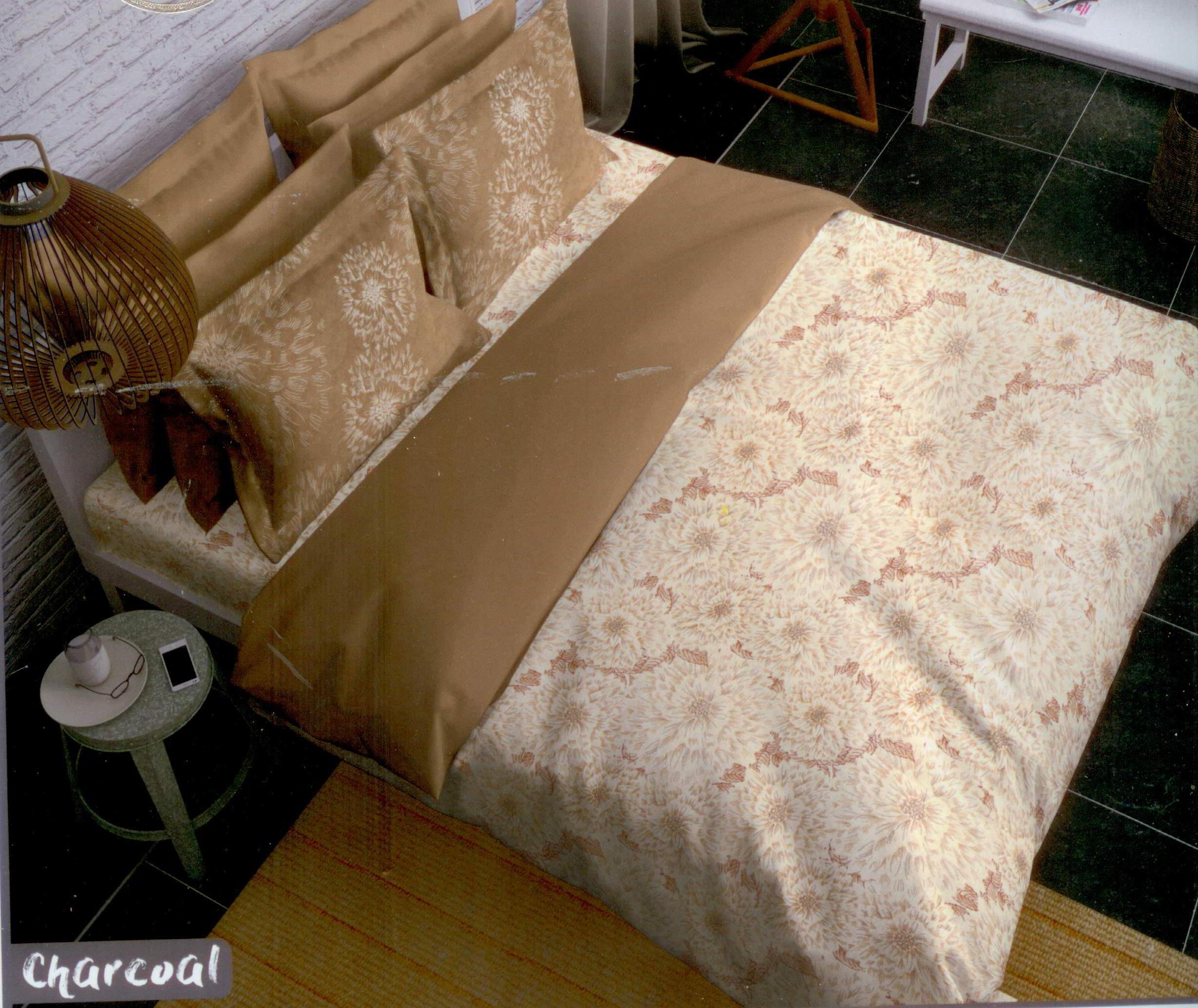 Charcoal Bedsheet Set by Boutique Living