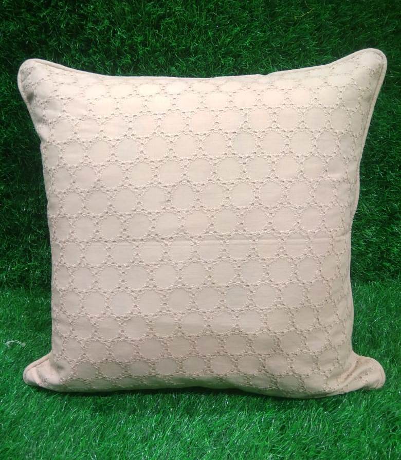 Cotton Cut work Cushion Covers by HOMIEKART.