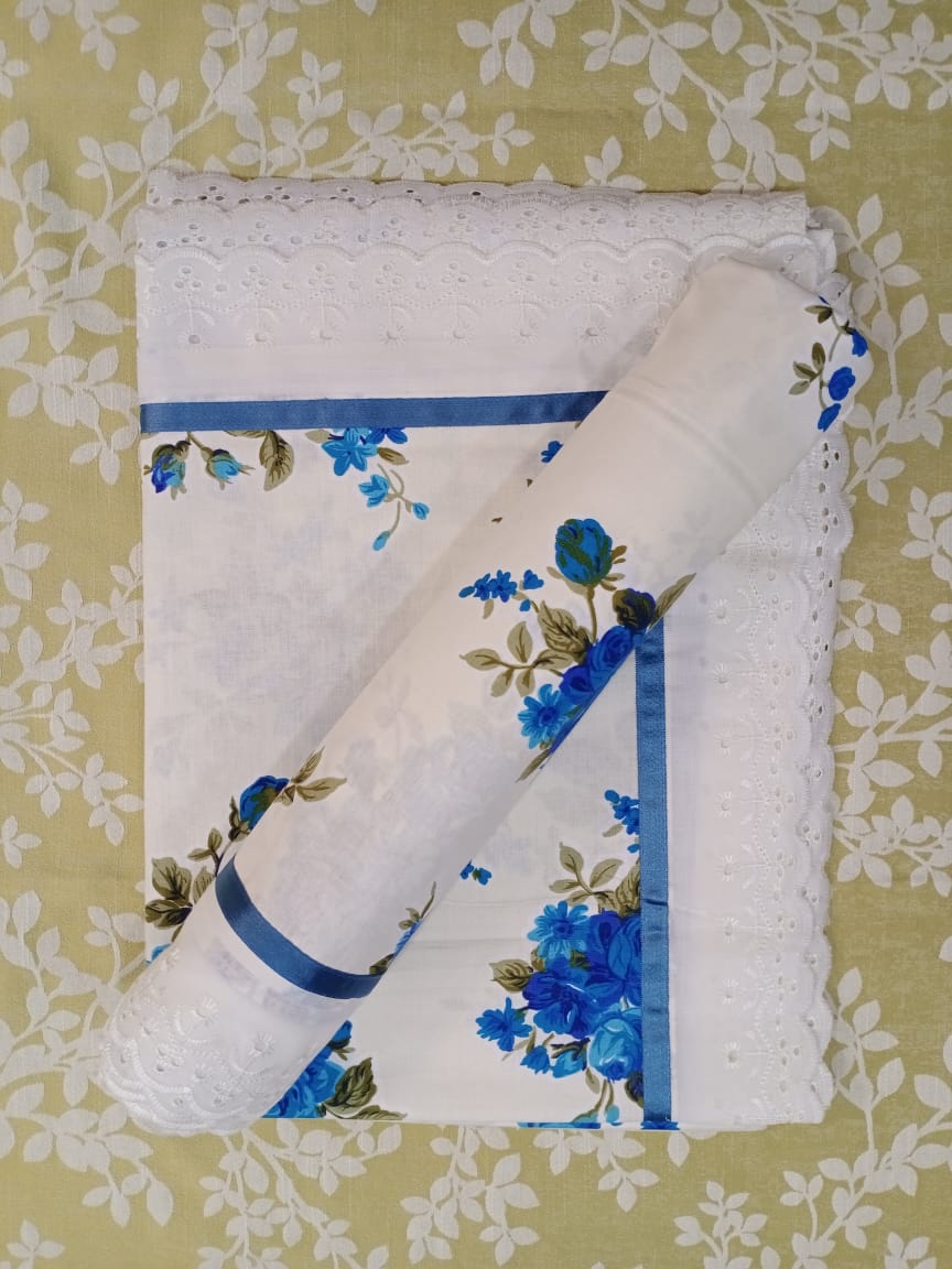 Twill Cotton Printed Topsheet by Homiekart