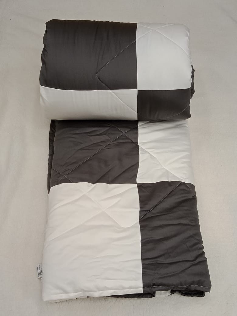 100% Super Fine Cotton Fabric  Cozy Corner Double Quilt by Spaces