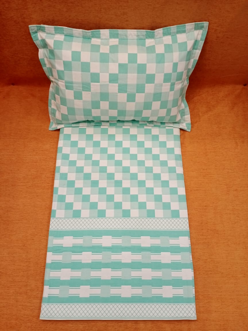 Handloom Cotton Double Bedcover BY HOMIEKART