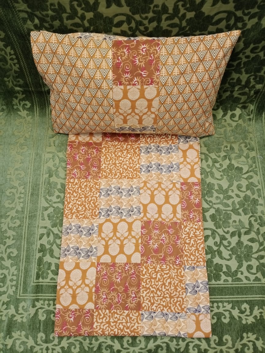 RAJPUTANA PATCH  DOUBLE BEDCOVER BY HOMIEKART