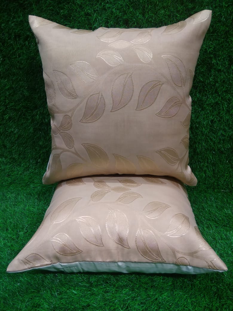 Jacquard Silk Cushion Cover Set by HOMIEKART.