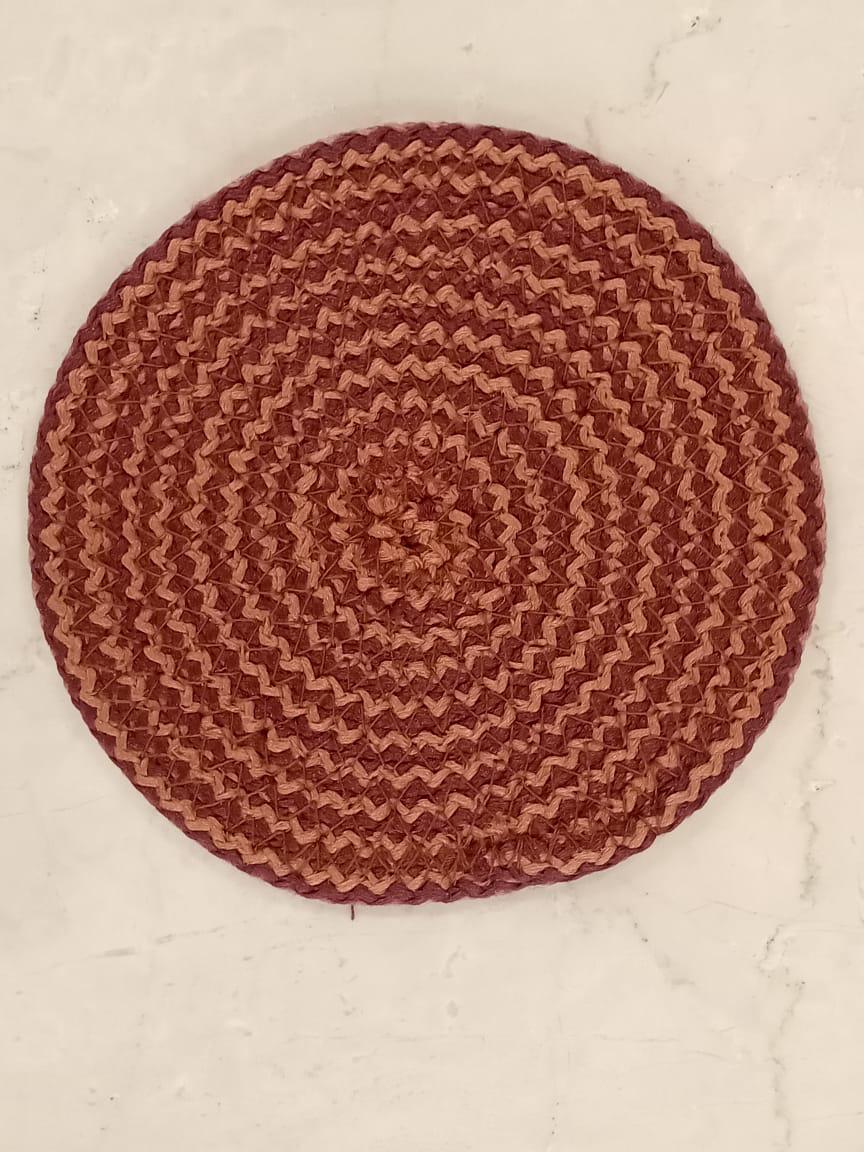 Multi Purpose Foldable Jute Table Coasters by HOMIEKART