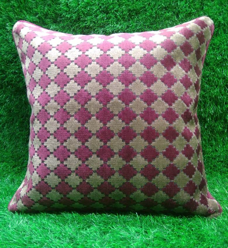 Velvet Emboss Cushion Cover Set by HOMIEKART.