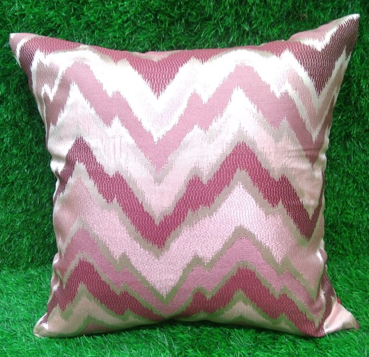 Jacquard Silk Cushion Cover Set by HOMIEKART.