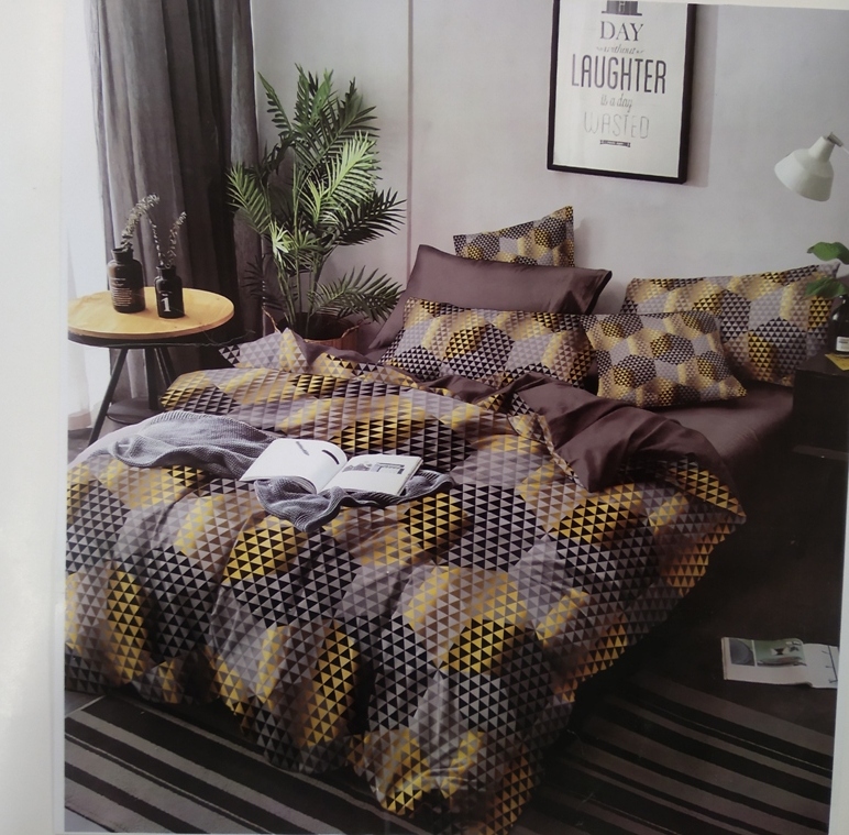 Quincy 3 pcs  Bed sheet set BY Rosepetal