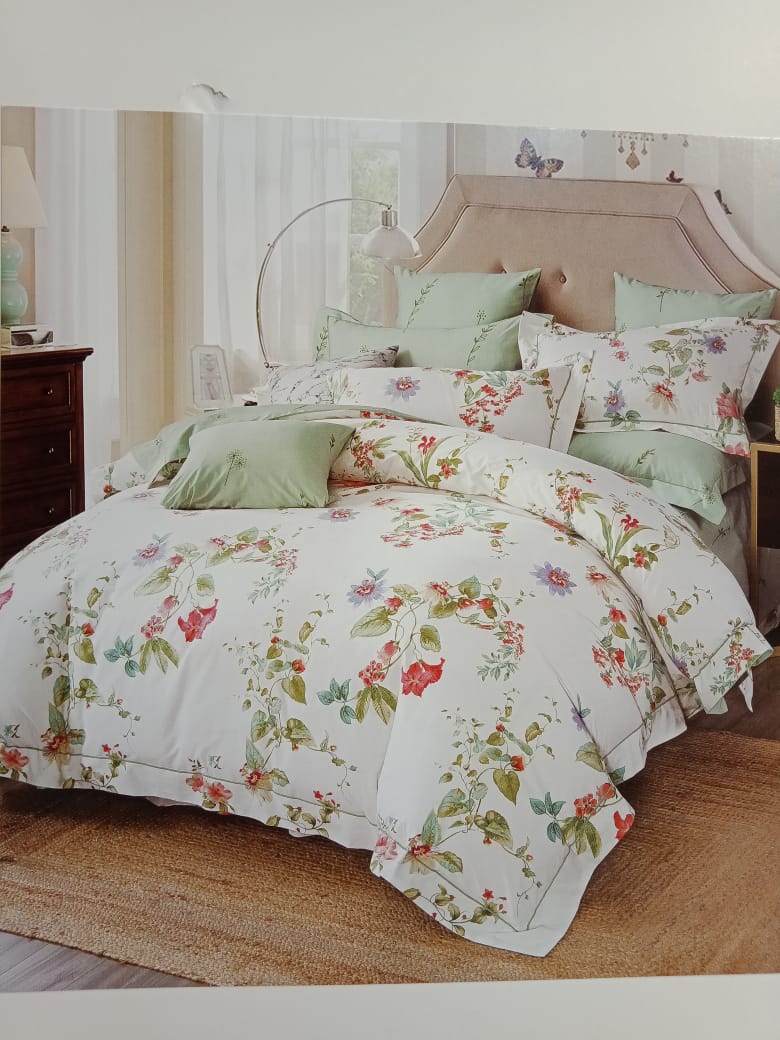 Wedding Flowers 100% Cotton Bedsheet Set by metropolis