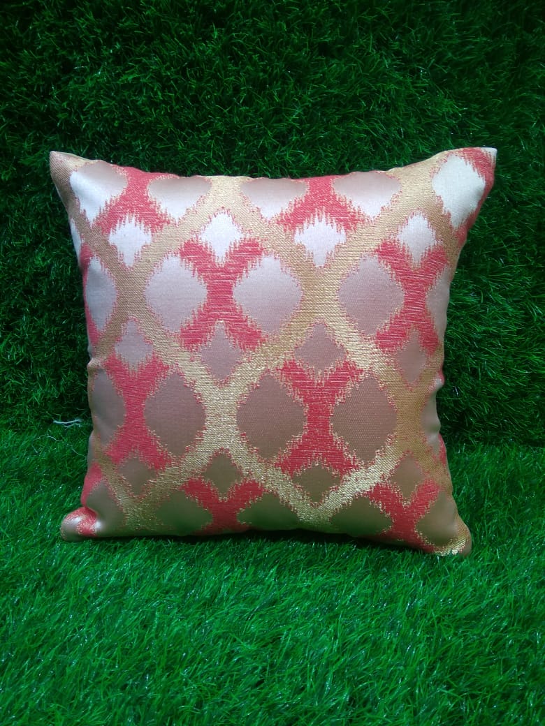 Jacquard Silk Cushion Cover Set by HOMIEKART.