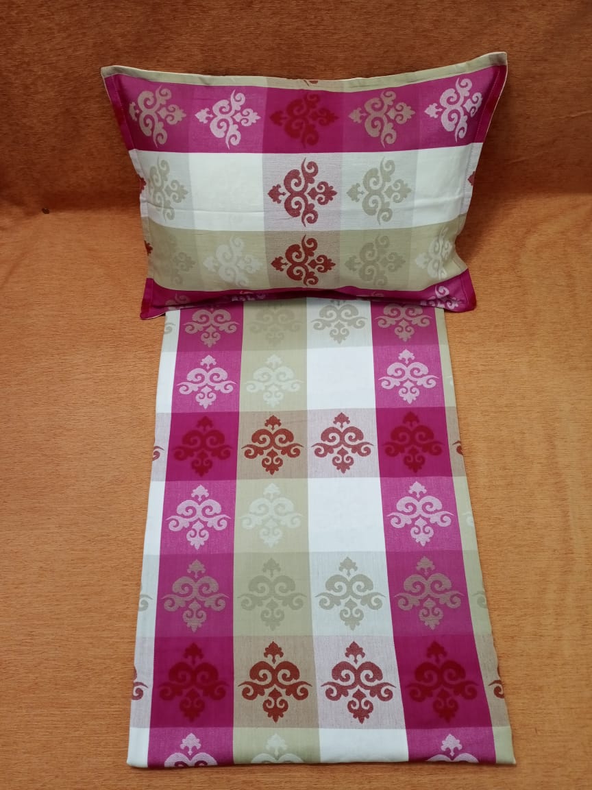 Handloom Cotton Double Bedcover BY HOMIEKART