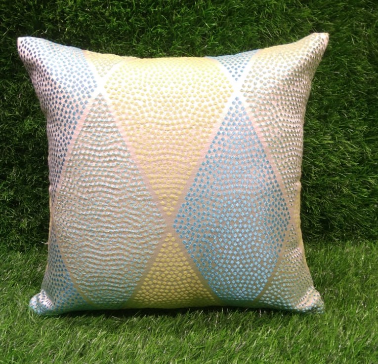 Jacquard Silk Cushion Cover Set by HOMIEKART.