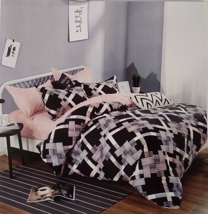 Quincy 3 pcs  Bed sheet set BY Rosepetal