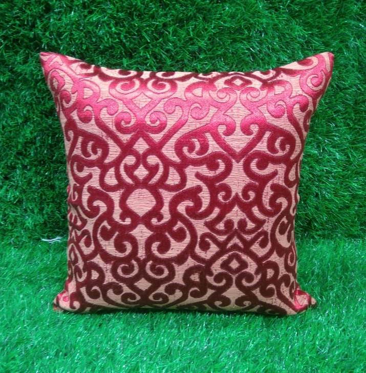 Jacquard Silk Cushion Cover Set by HOMIEKART.
