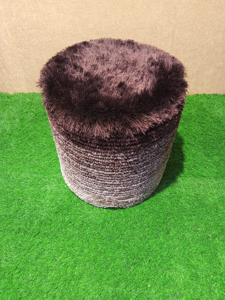 Shaggy Fur Trendy Pouffes by HOMIEKART