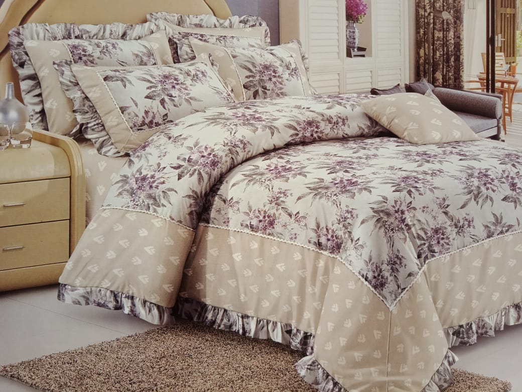 Spring Morning Poly Cotton Bedsheet Set by metropolis