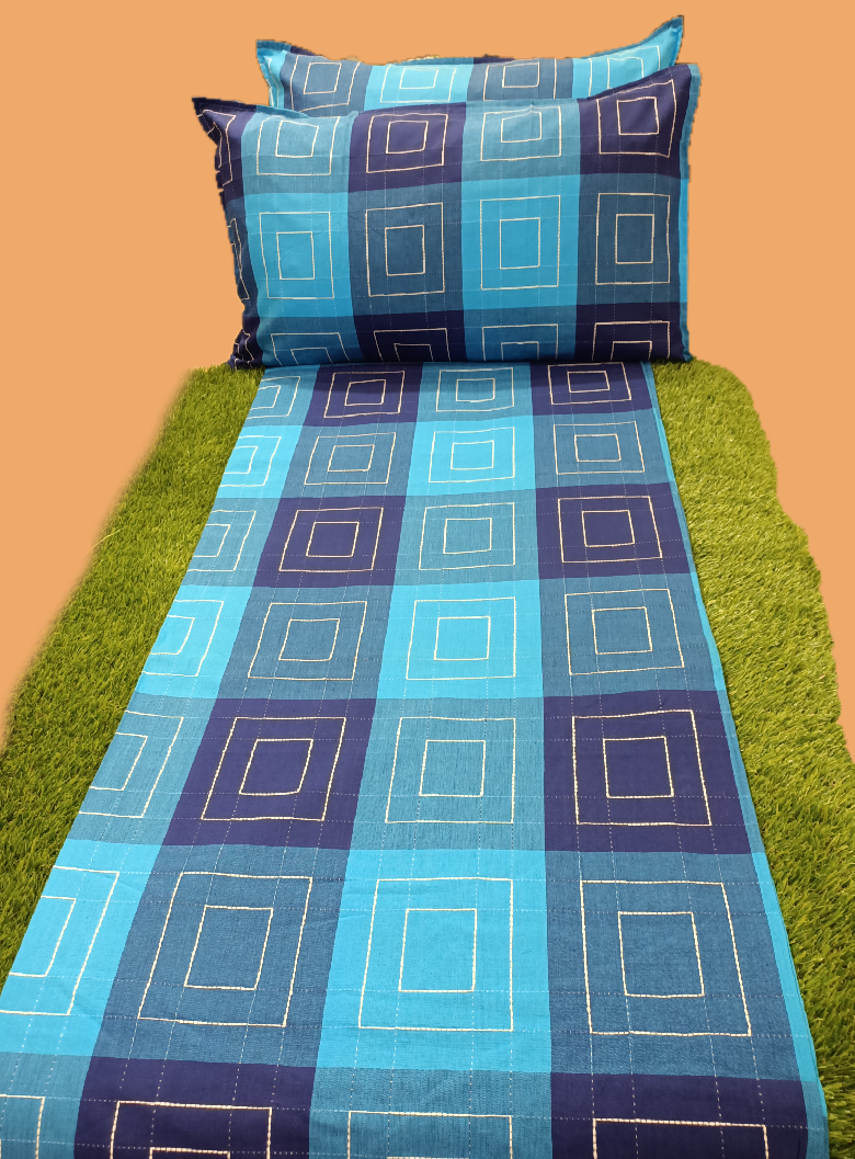 MIX DESIGN 2/40 DOUBLE BEDCOVER BY HOMIEKART