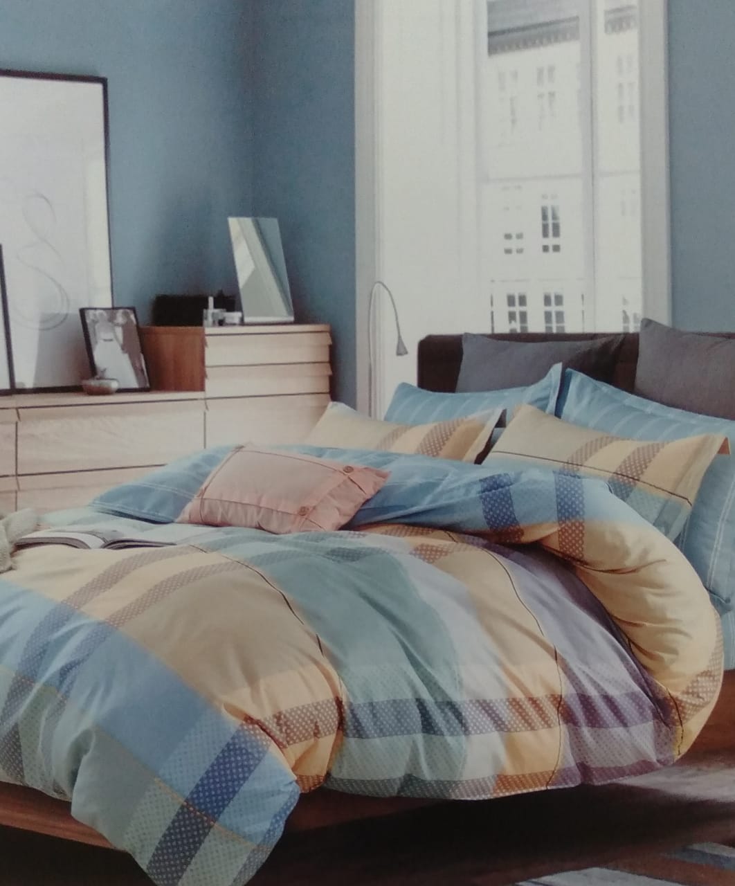 METROPOLIS Shapes & Shades 1+1 Bedsheet Set