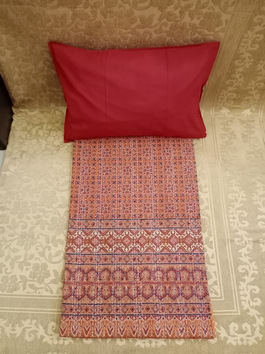 KANTHA WORK  DOUBLE BEDCOVER SET BY HOMIEKART