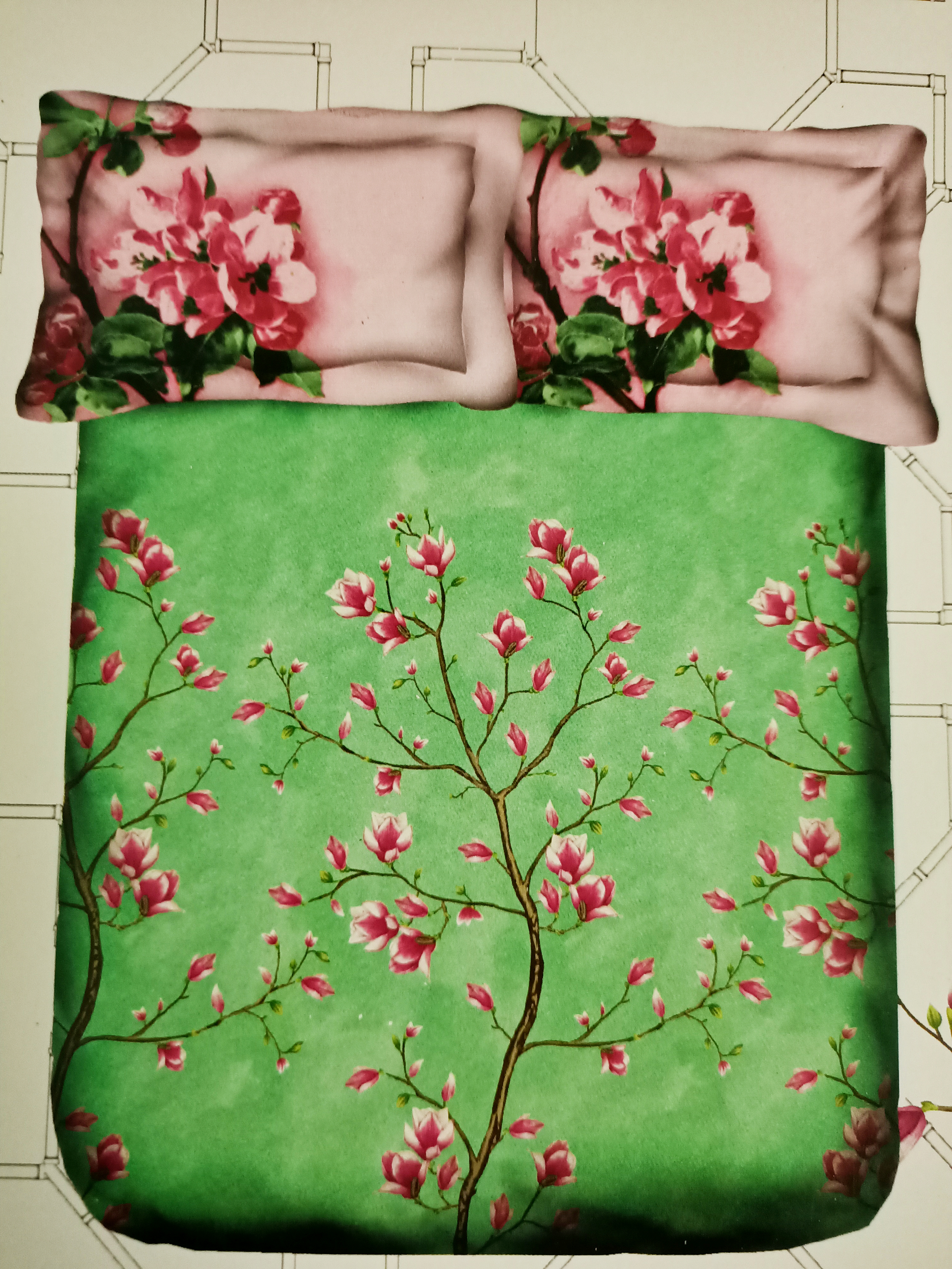 PORTICO Secret Garden Bedsheet Set