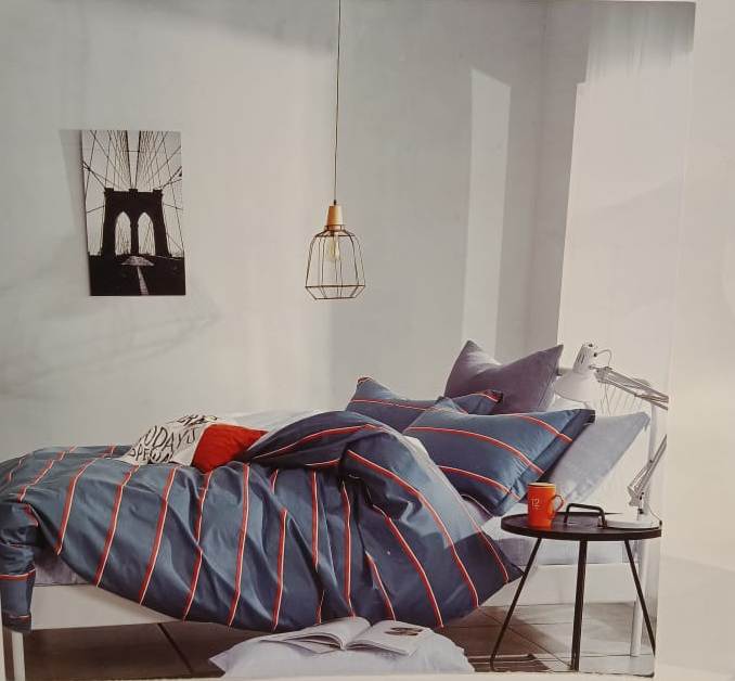 Shapes & Shades 100% Cotton Bedsheet Set by metropolis