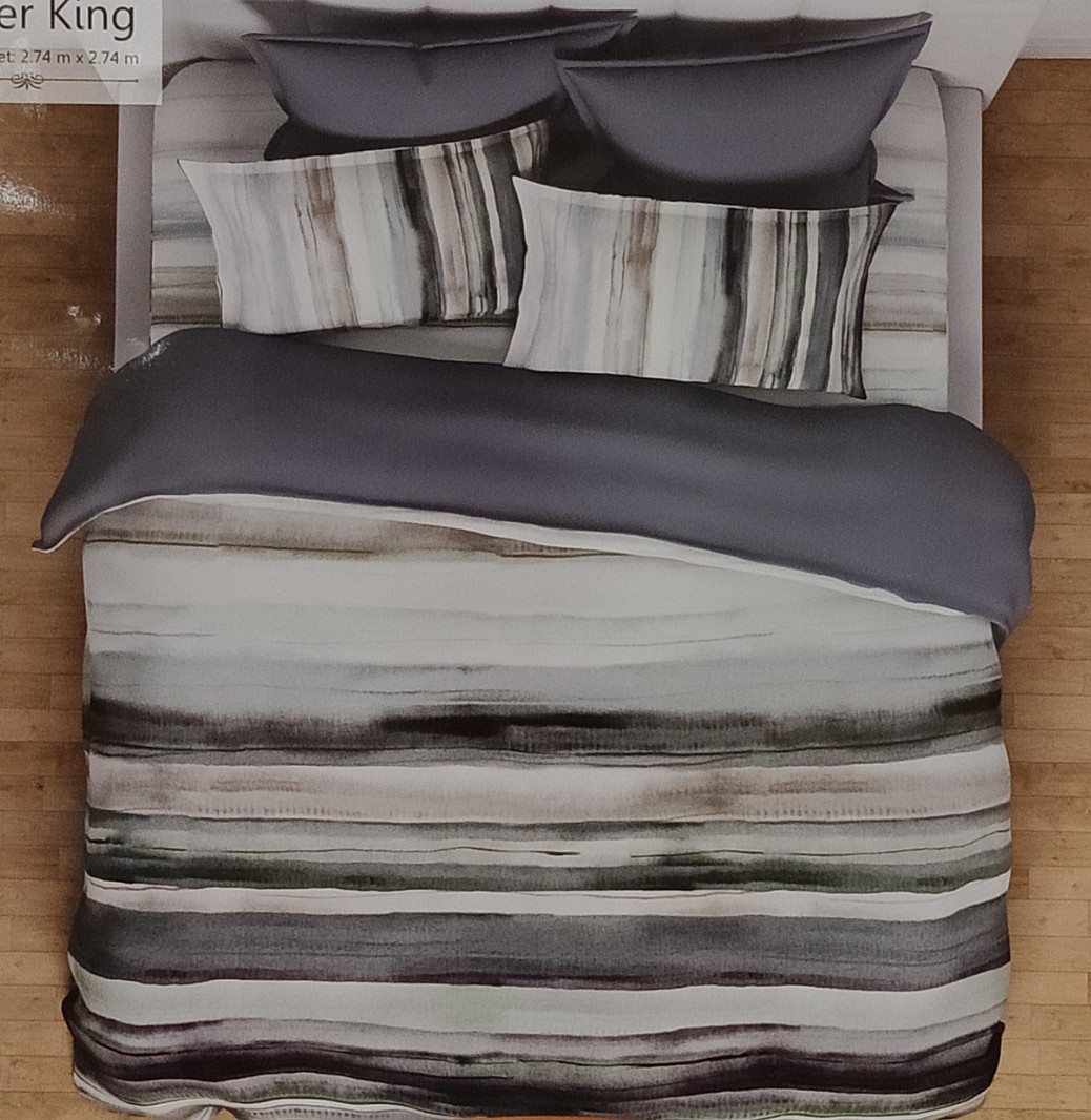 Bamboo Charcoal Organic Double Bedsheet Set by SPACES