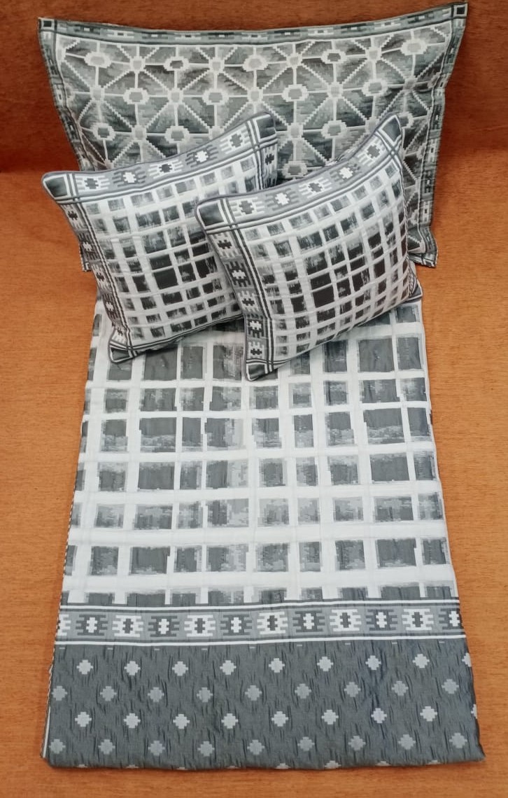 Handloom Cotton Double Bedcover BY HOMIEKART