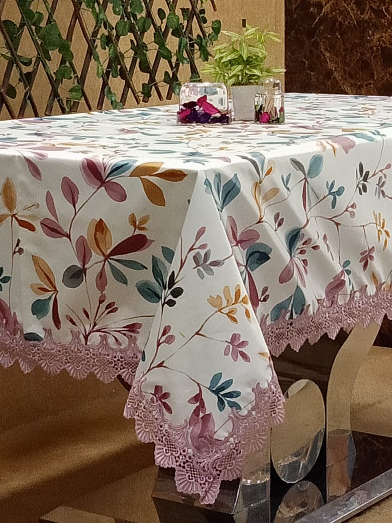 Beautiful Floral Printed Table Cover by Homiekart