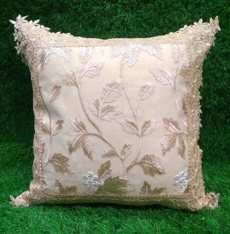 Designer Embroidered Cushion Cover Set by HOMIEKART.