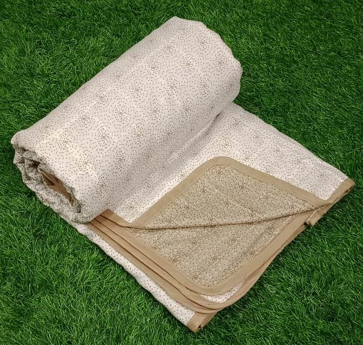 Polka Printed Cotton Revrsible Dohar By Homiekart