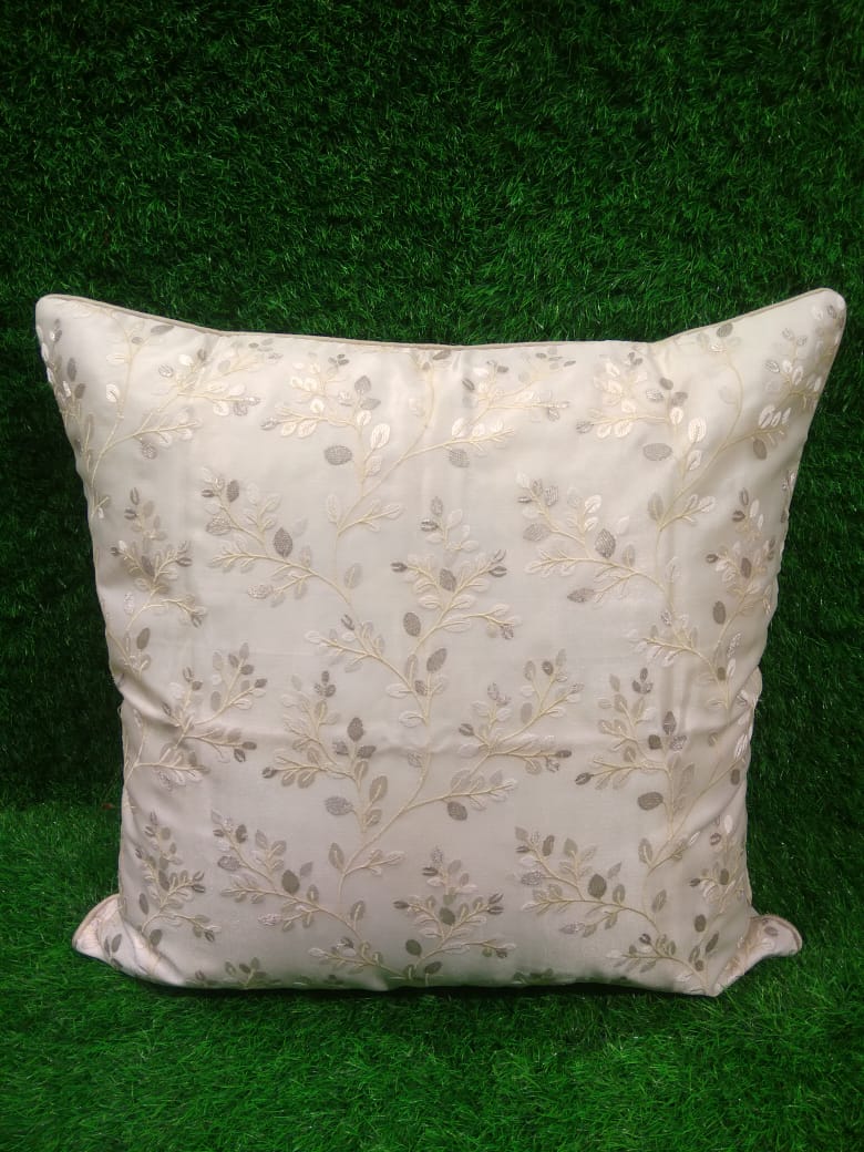 Tissue Embroidered Cushion Cover Set by HOMIEKART.