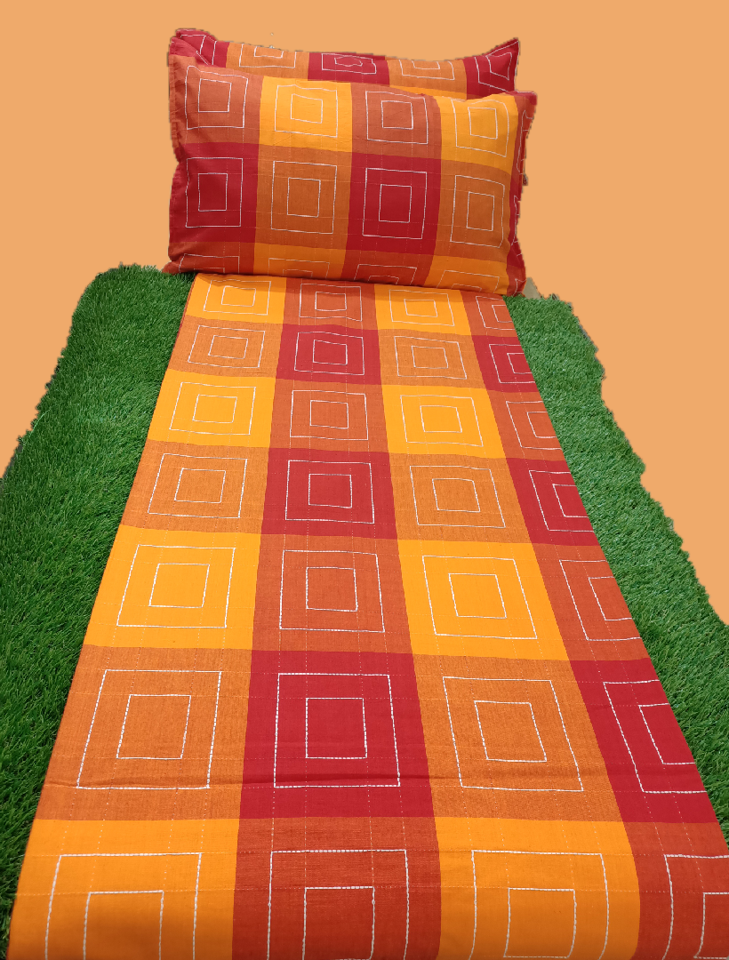 MIX DESIGN 2/40 DOUBLE BEDCOVER BY HOMIEKART