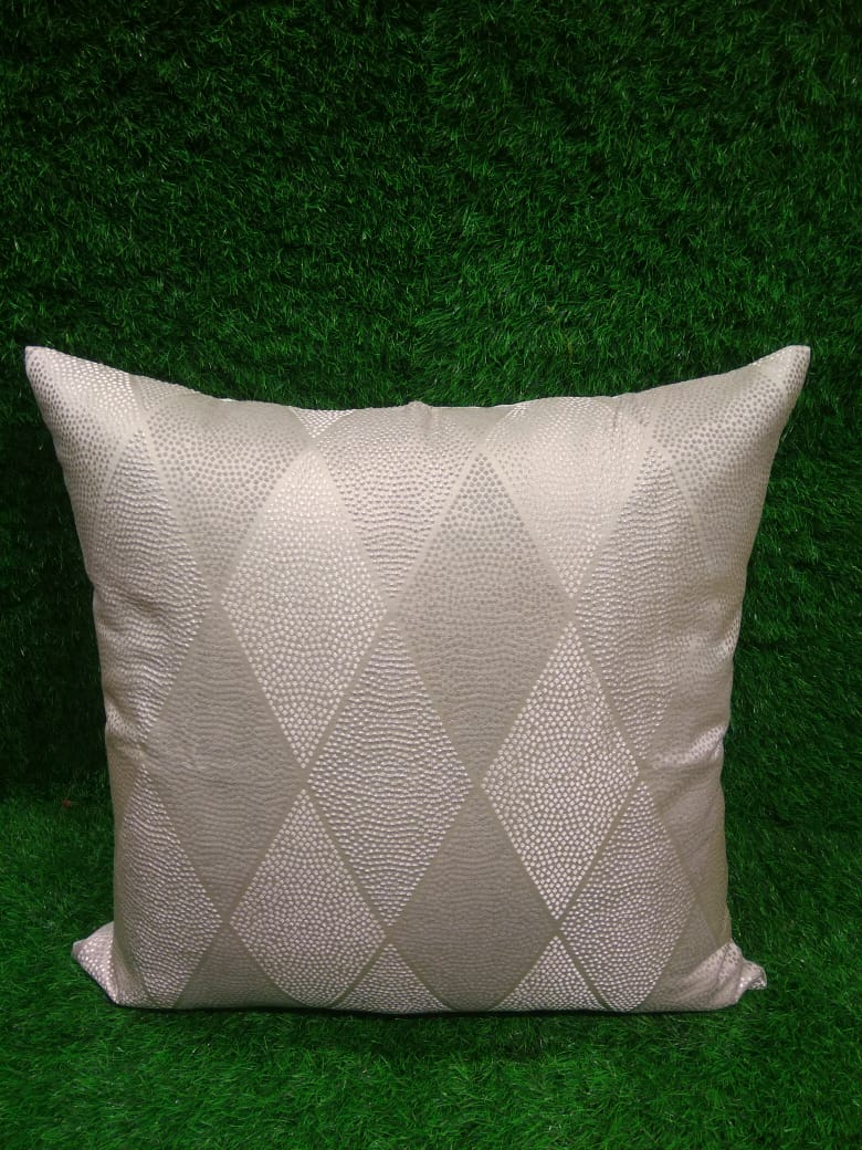 Jacquard Silk Single Cushion Cover by HOMIEKART.