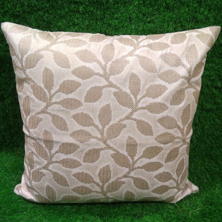 Jacquard Silk Single Cushion Cover by HOMIEKART.