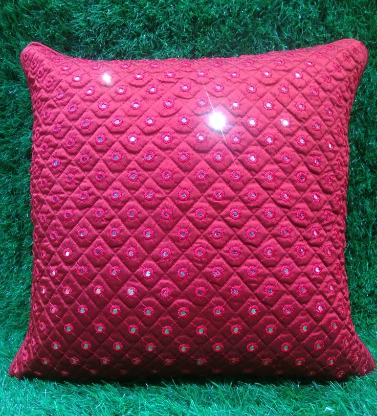 Beautiful Mirrorwork Cushion Covers by HOMIEKART.