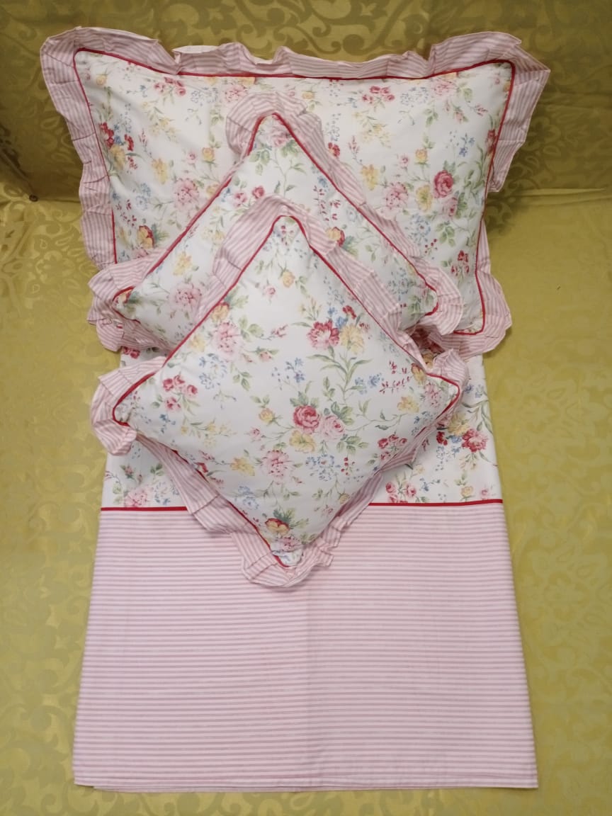 100% Cotton Printed Bedsheet Set by Homiekart