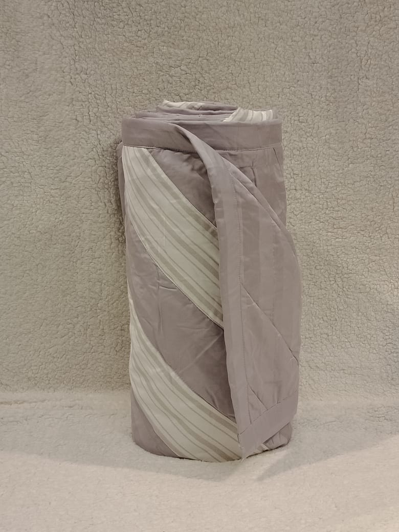 Striped Printed Reversible Comforter by HOMIEKART