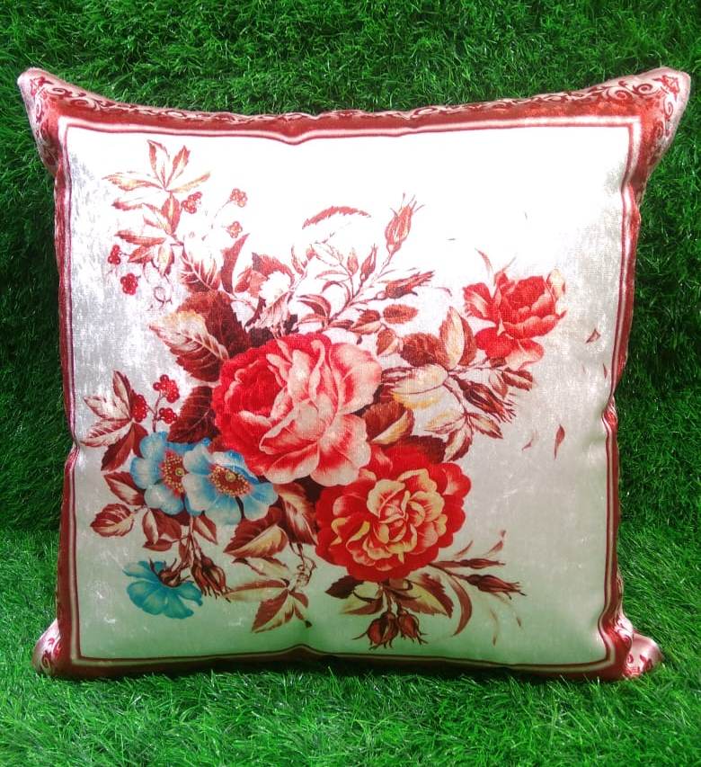 Stylish Digital Printed Velvet Cushion Cover Set by HOMIEKART.