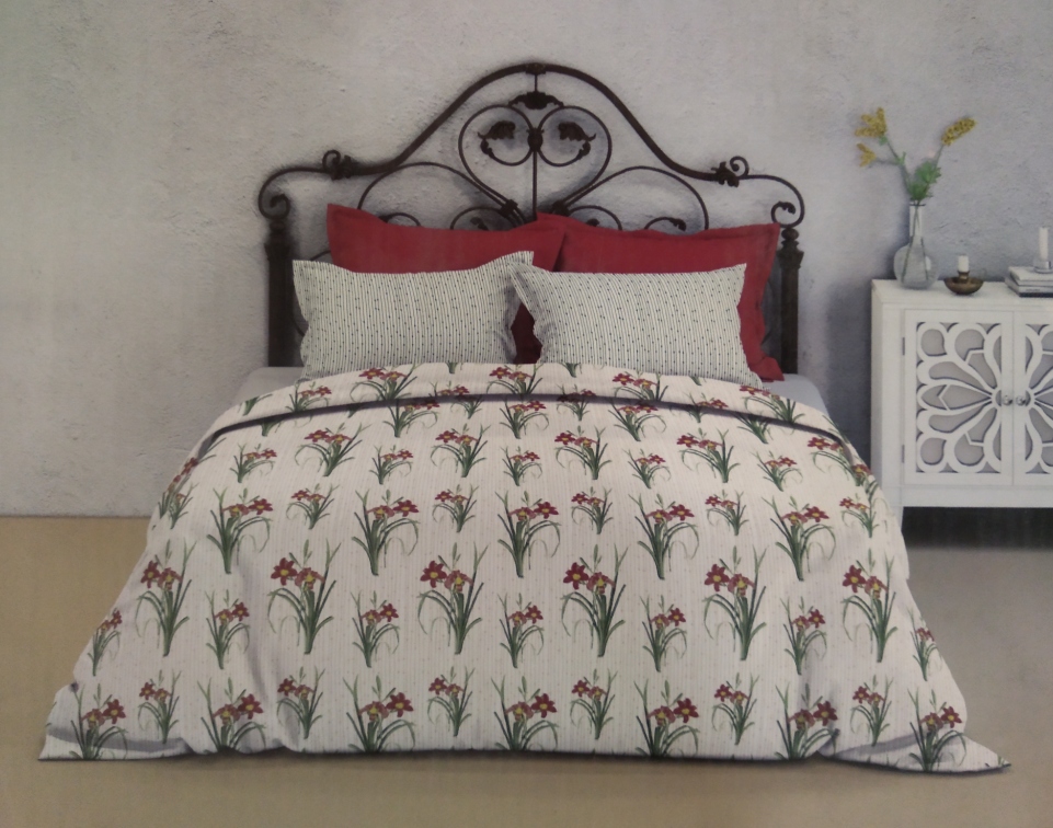 100 % Cotton 3 pcs  Bed sheet set BY Trident