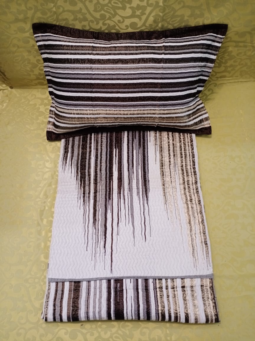 Handloom Woven Double Bed Bedcover by Homiekart