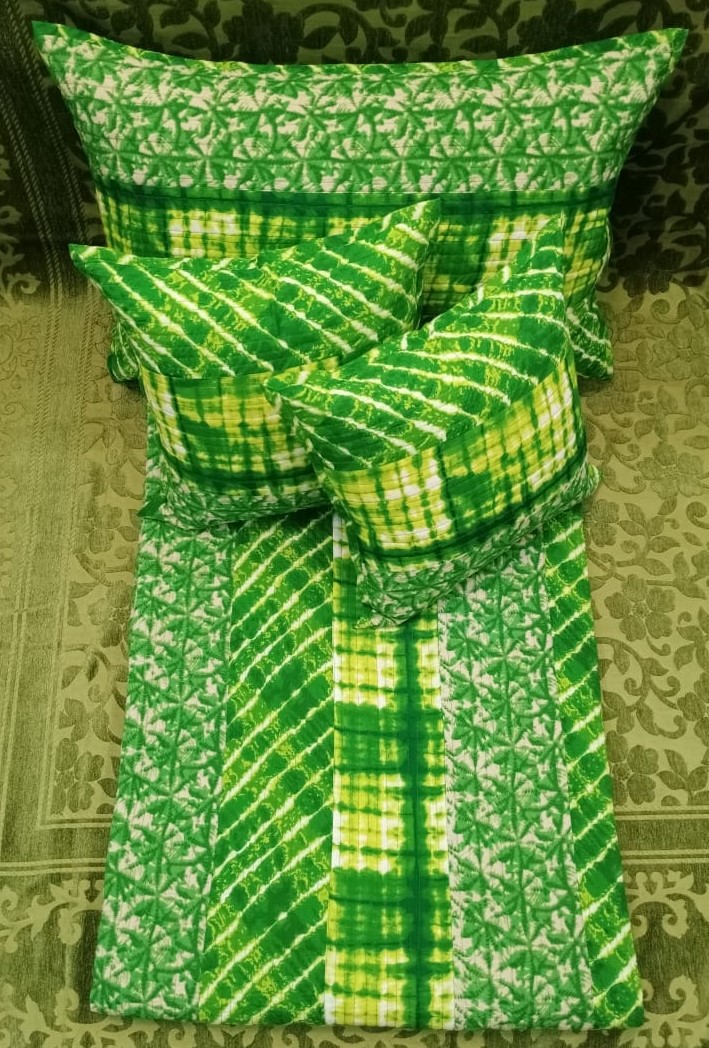 HANDLOOM COTTON Quilted Double Bedcover BY HOMIEKART