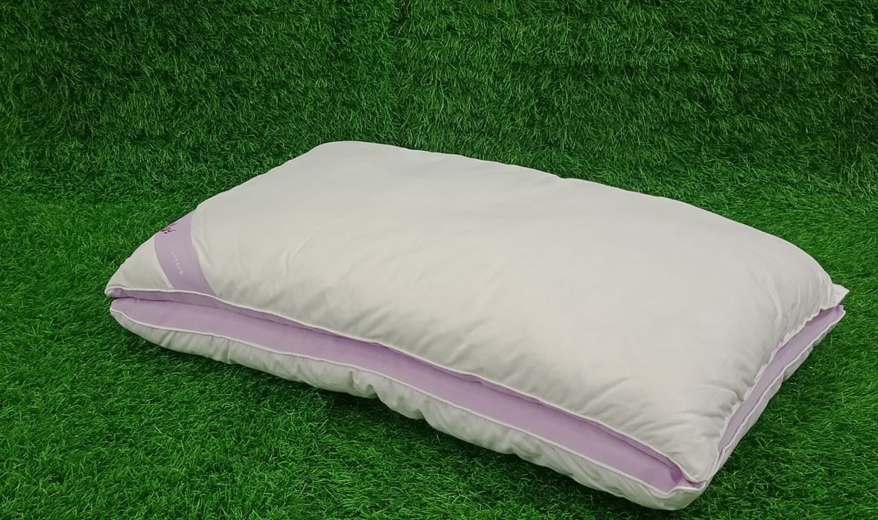 Featherlite Organic Lupine Pillow by HOMIEKART