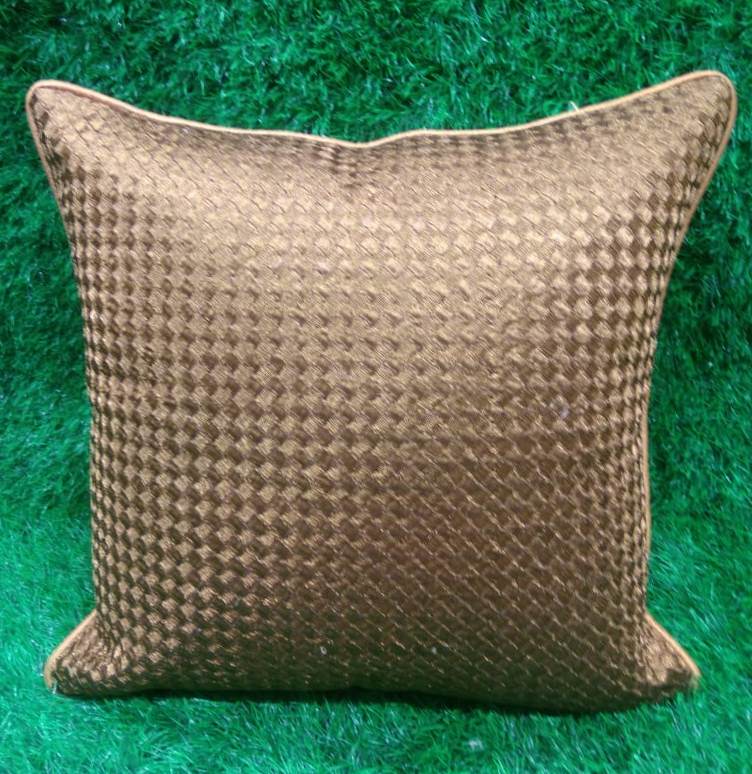 Silk Zari Work Cushion Cover Set by HOMIEKART.