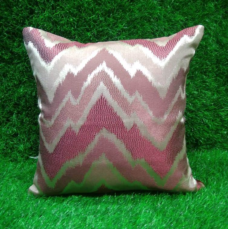 Jacquard Silk Cushion Cover Set by HOMIEKART.