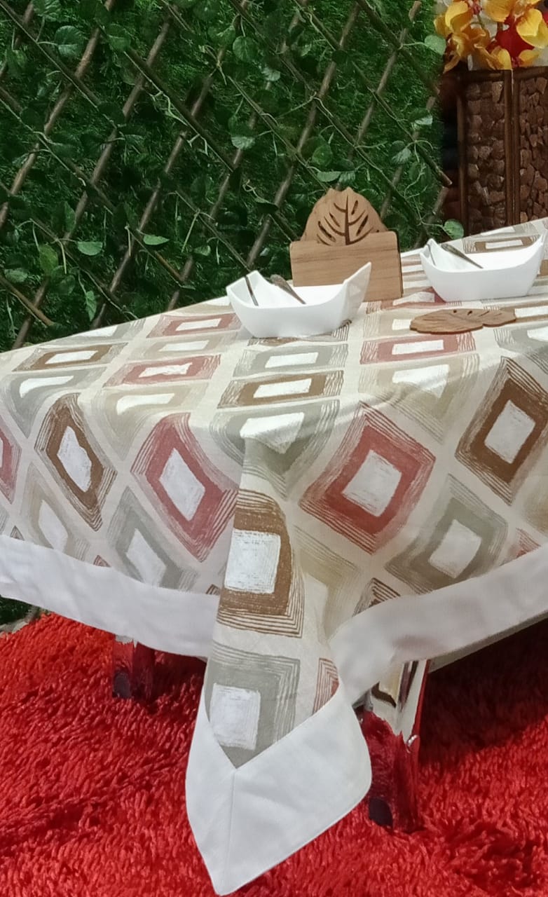 Beautiful Abstract Printed Center Table Cover by Homiekart